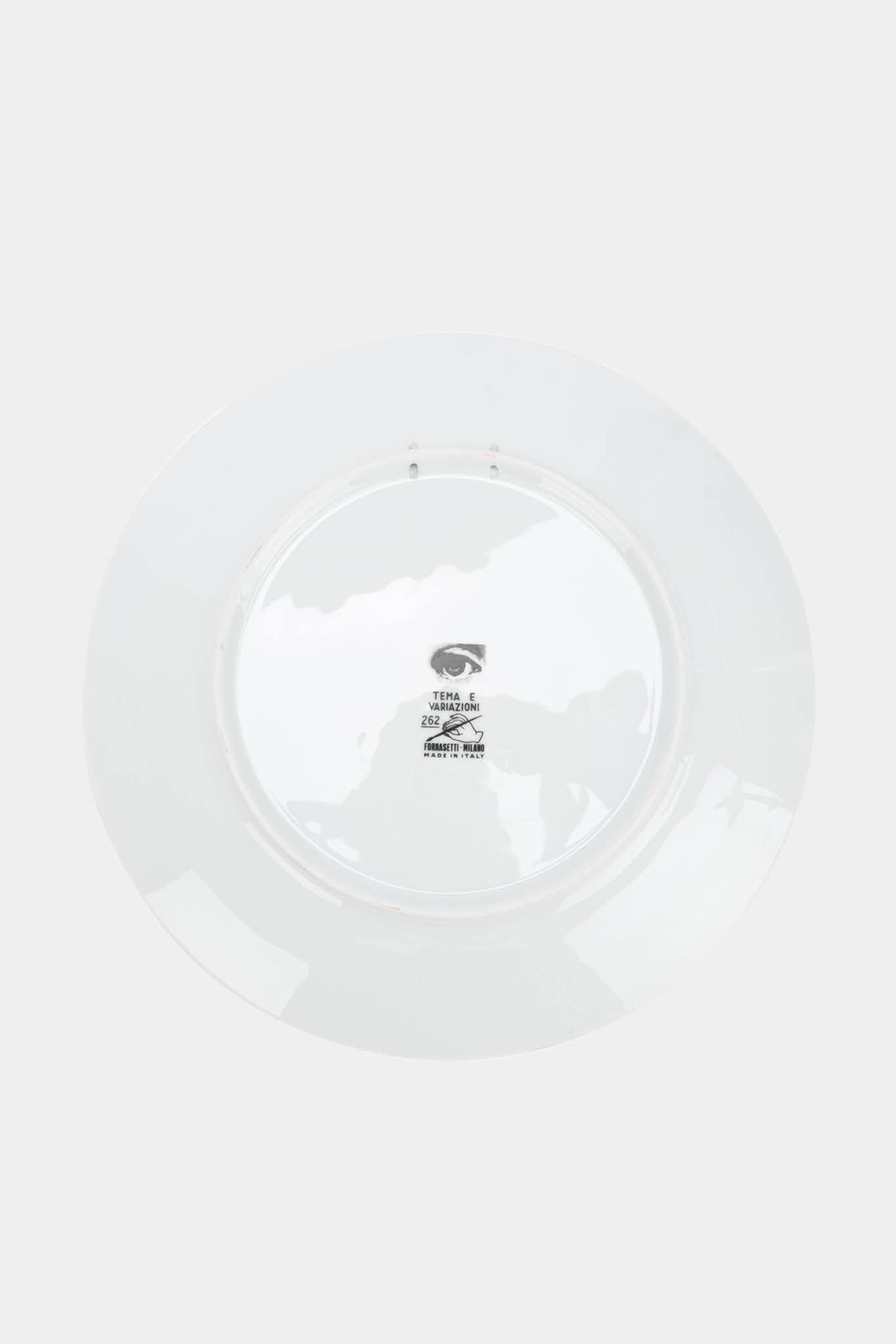 Fornasetti Assiette murale Tema e Variazioni n°39 - dorée - 22357_TU