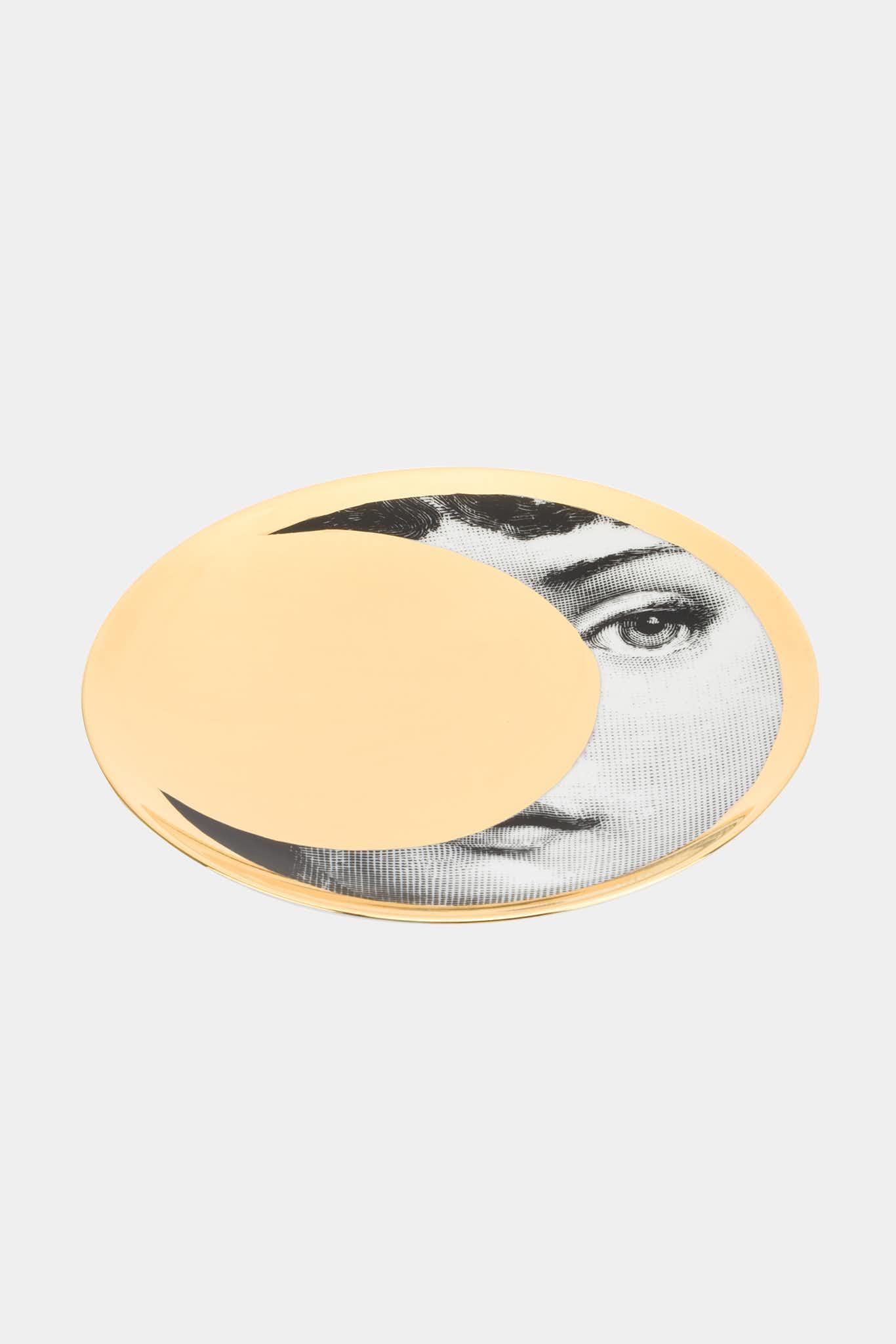 Fornasetti Assiette murale Tema e Variazioni n°39 - dorée - 22357_TU