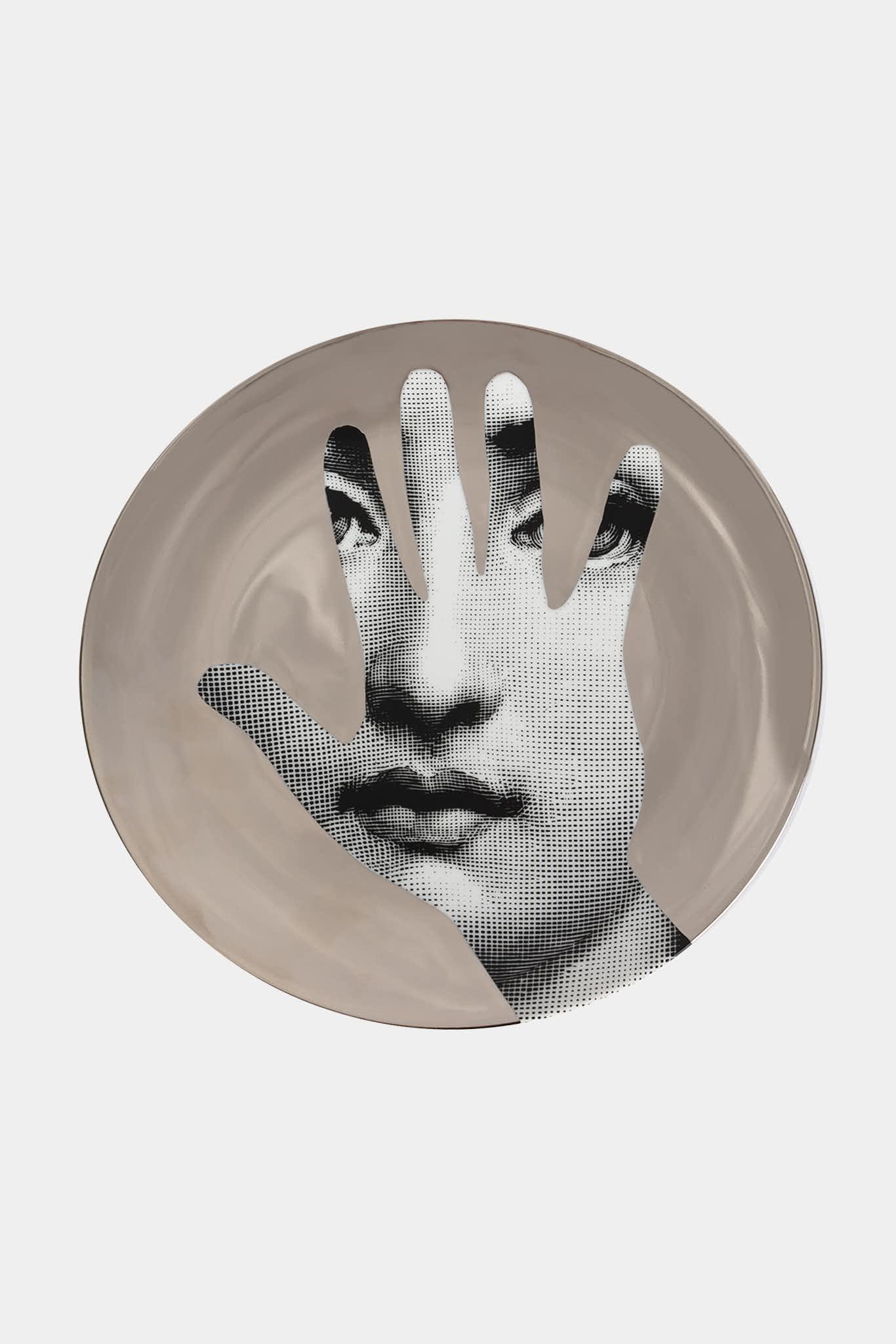 Fornasetti Assiette murale Tema e Variazioni PTVW015 - Argentée - 266_TU