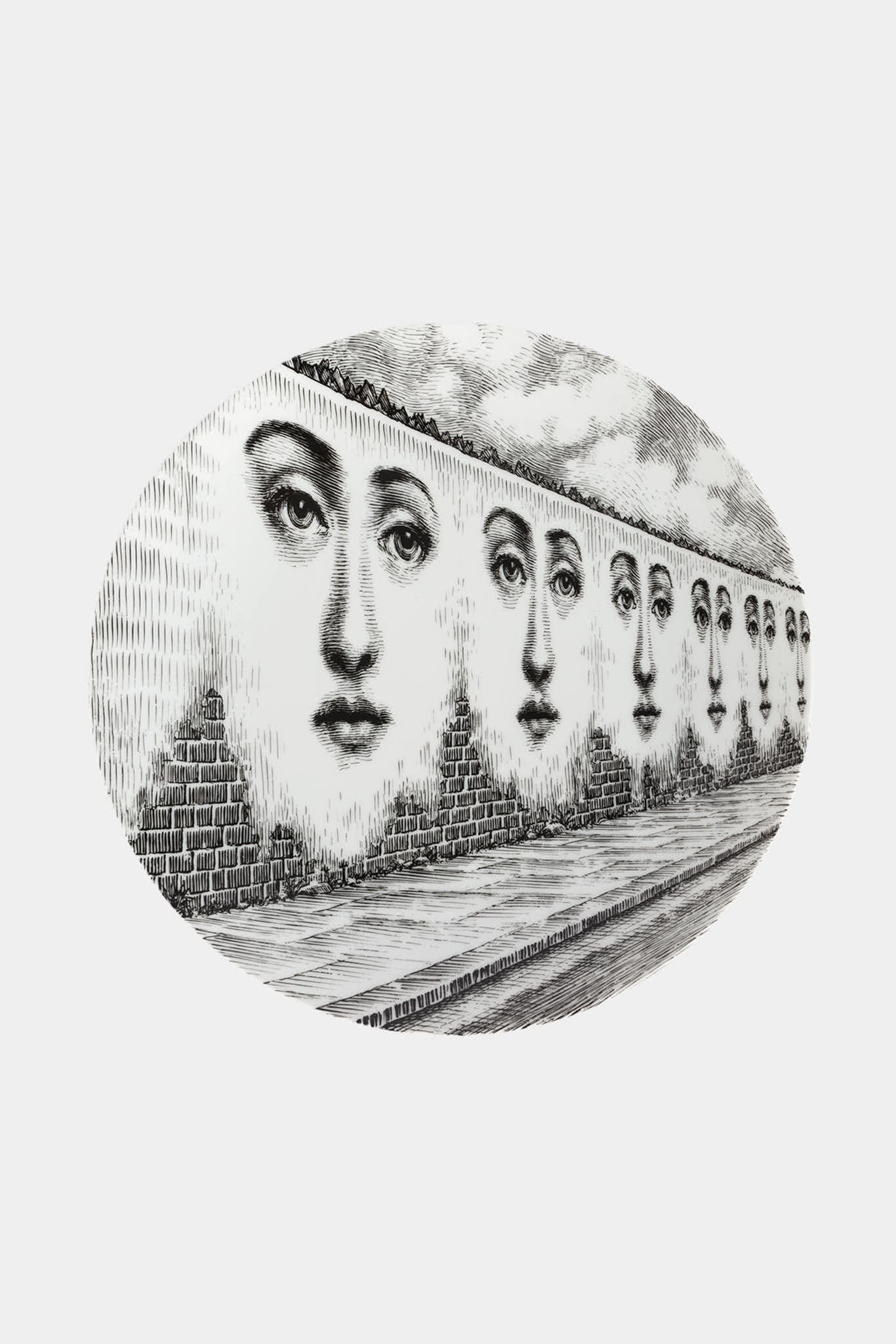Fornasetti Assiette murale Tema e Variazioni PTVX299 - 93059_TU