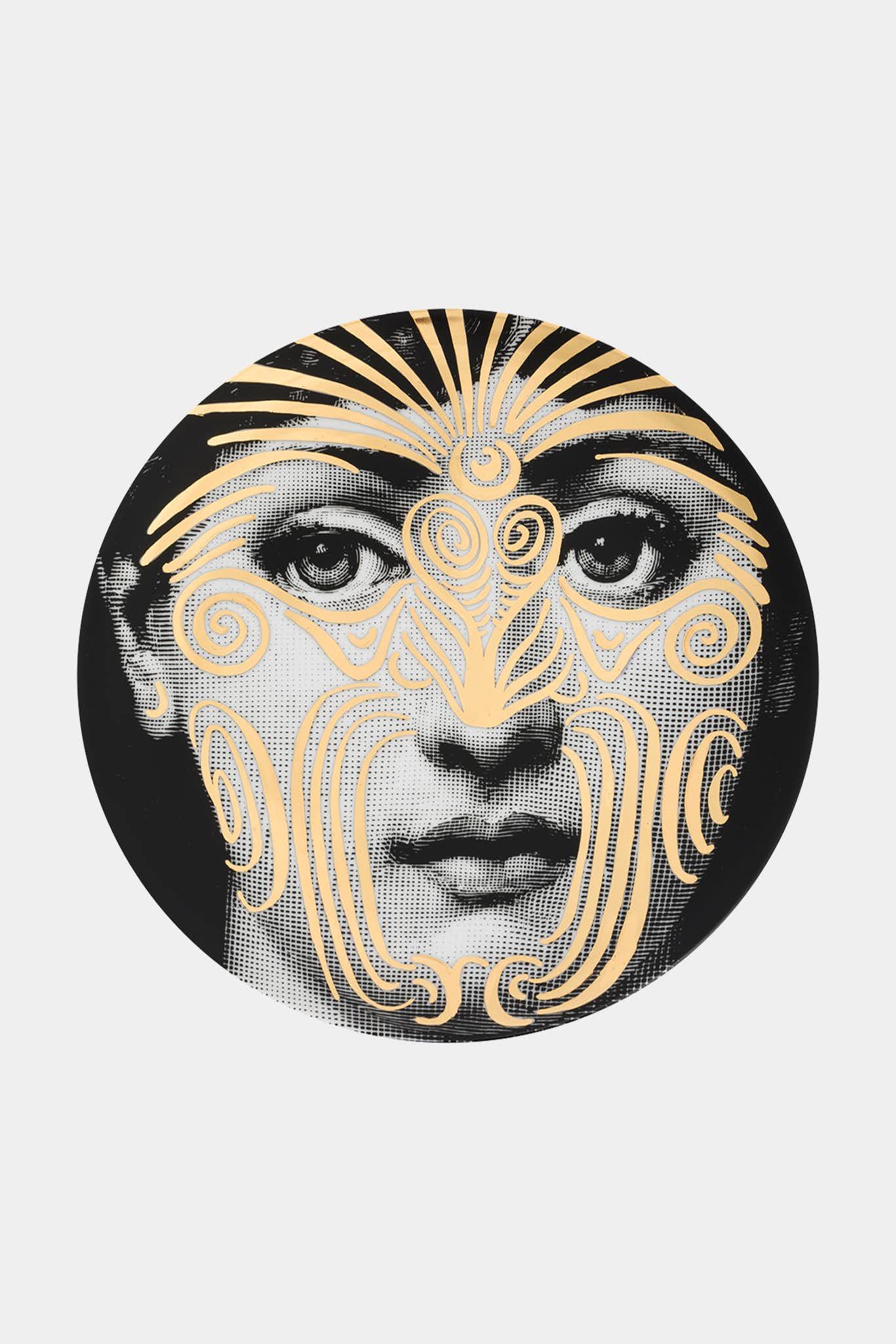 Fornasetti Assiette murale Tema e Variazioni PTVZ009 - dorée - 97870_TU