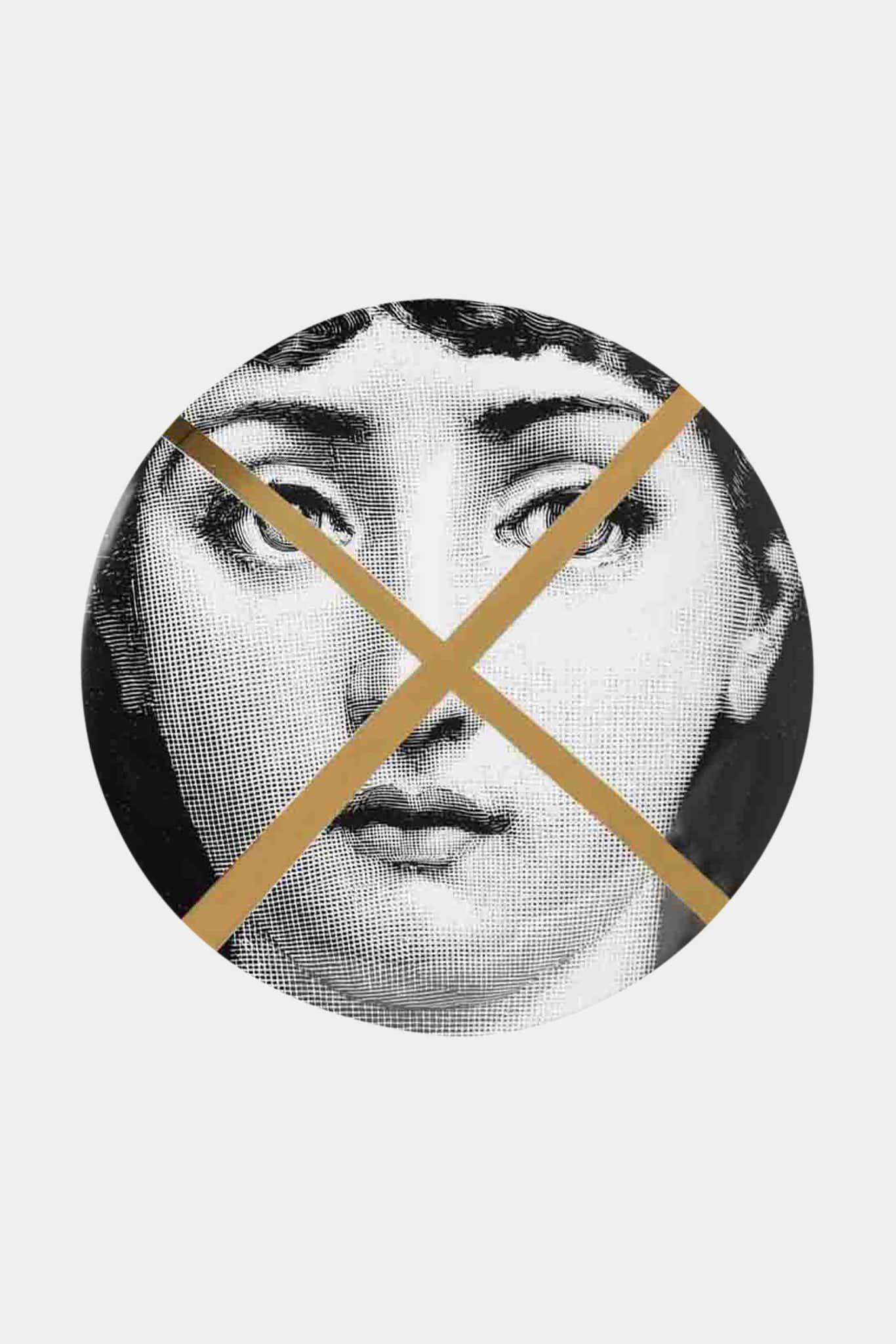 Fornasetti Assiette murale Tema e Variazioni PTVZ030 - dorée - 92120_TU