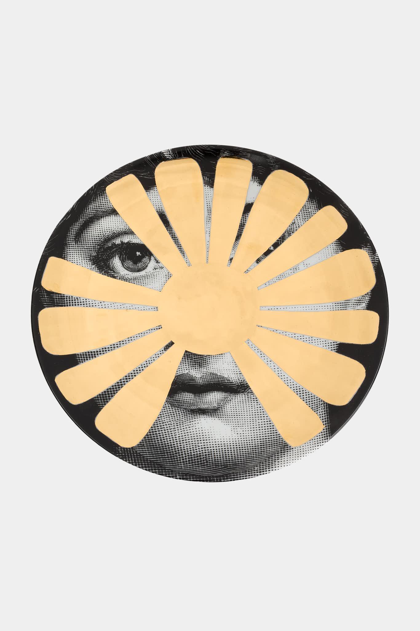 Fornasetti Assiette murale Tema e Variazioni PTVZ037 - dorée - 22356_TU