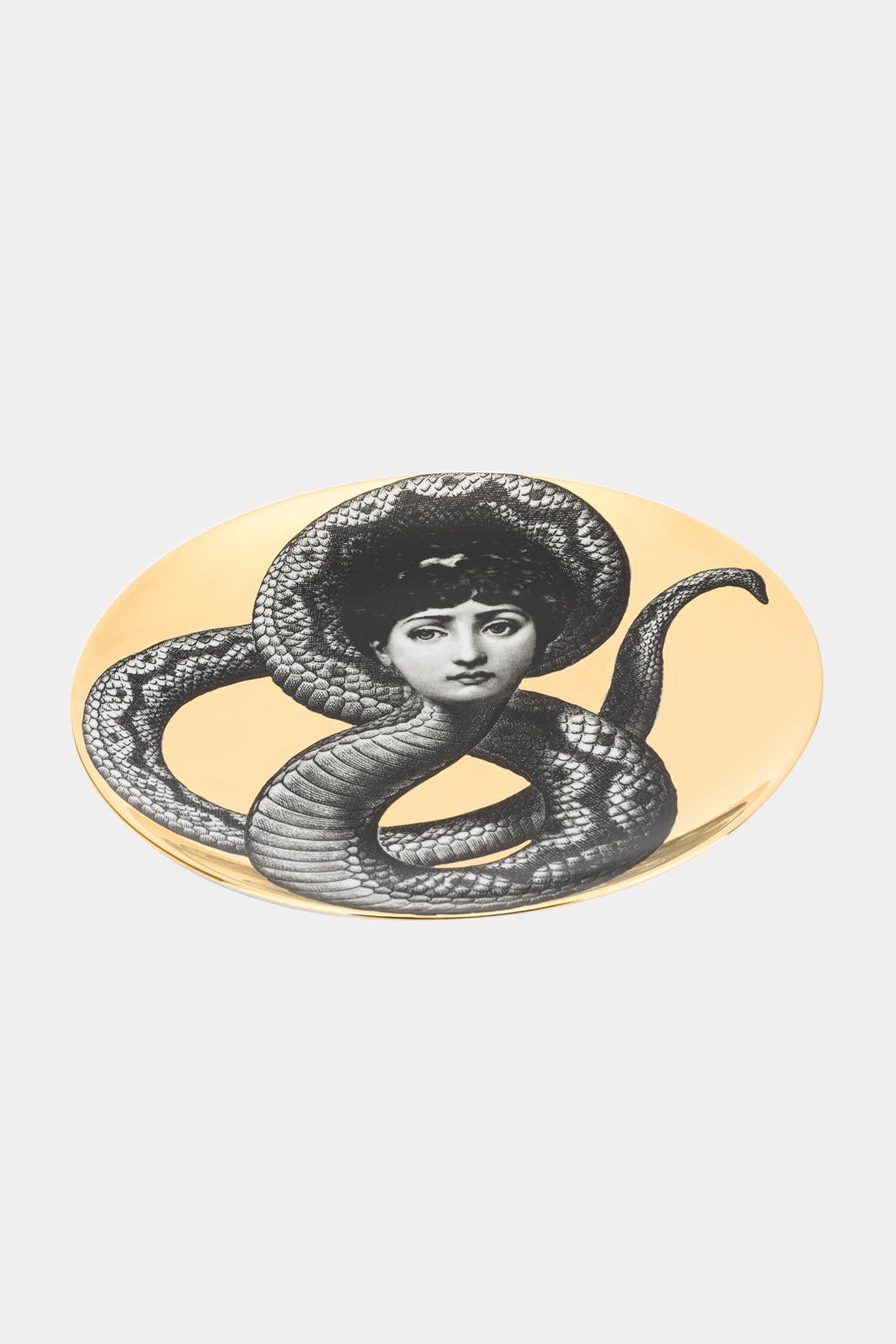 Fornasetti Assiette murale Tema e Variazioni PTVZ198 - dorée - 22396_TU