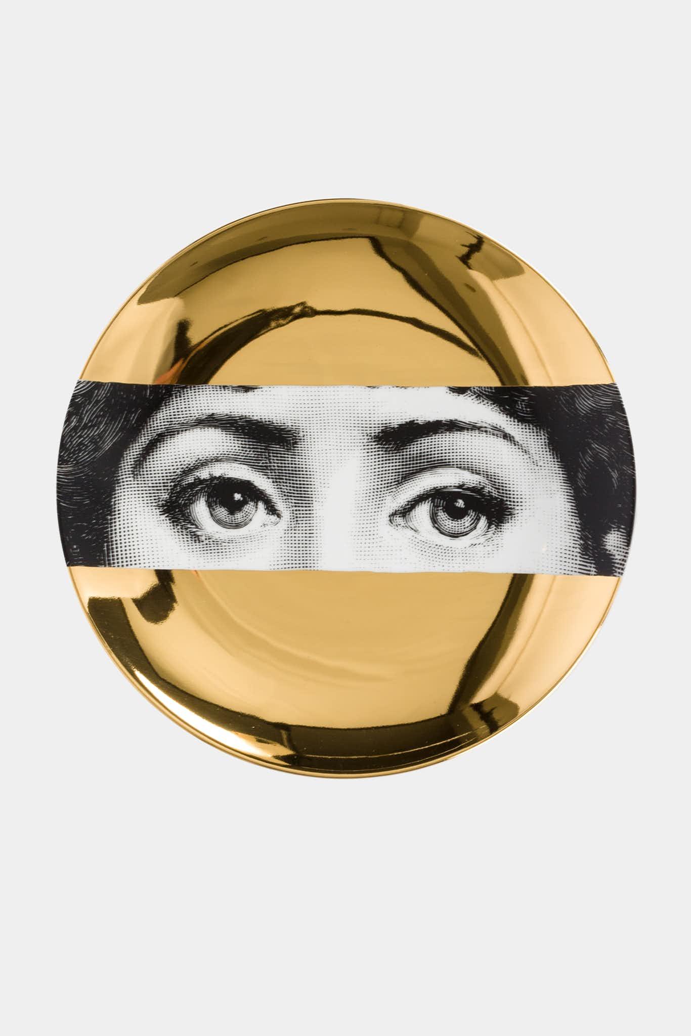 Fornasetti Assiette murale Tema e Variazioni PTVZ32 - dorée - 80441_TU