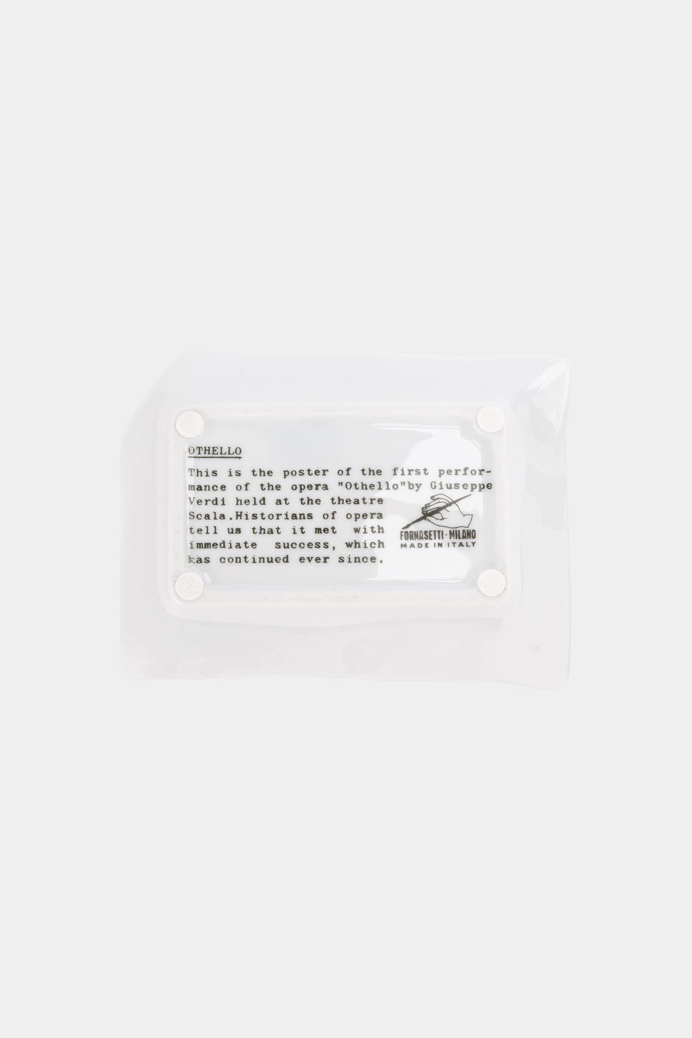 Fornasetti Cendrier medium Locandina Otello - 87778_TU