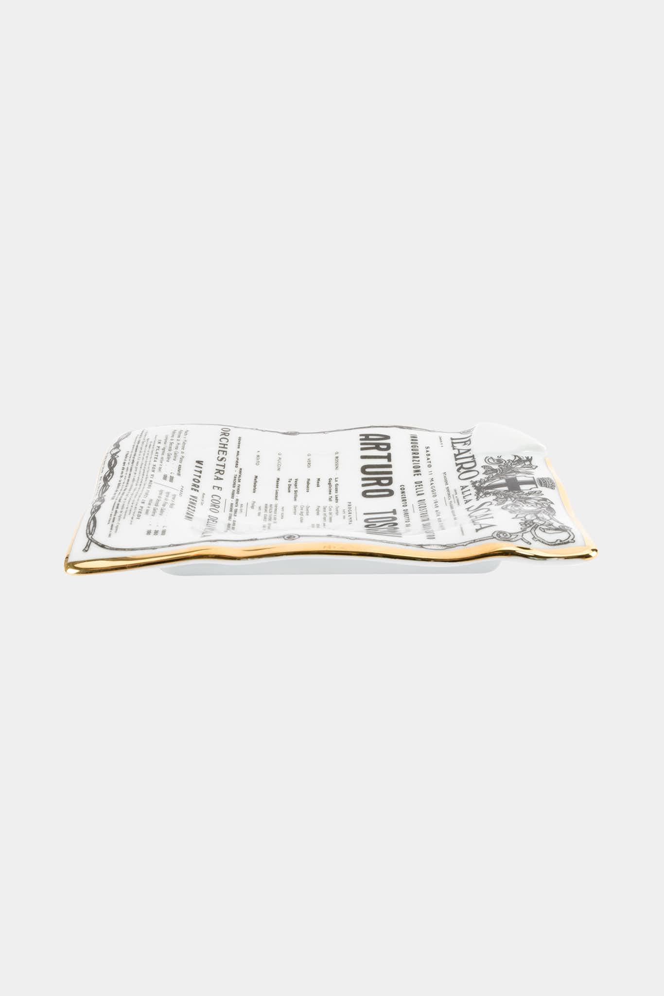 Fornasetti Grand cendrier Locandina Arturo Toscanini - 87699_TU