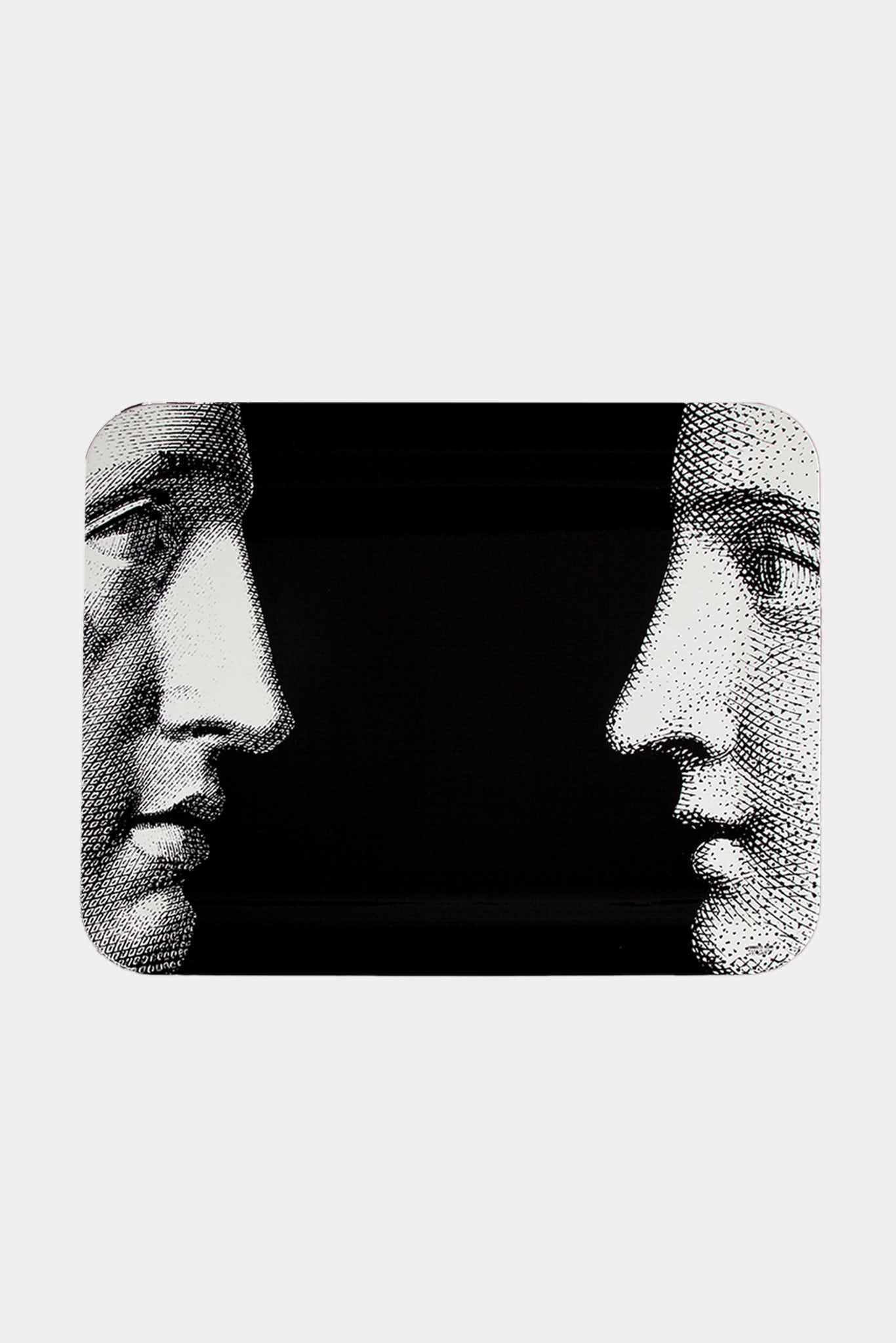 Fornasetti Plateau Profili 48x60 - noir - 99282_TU
