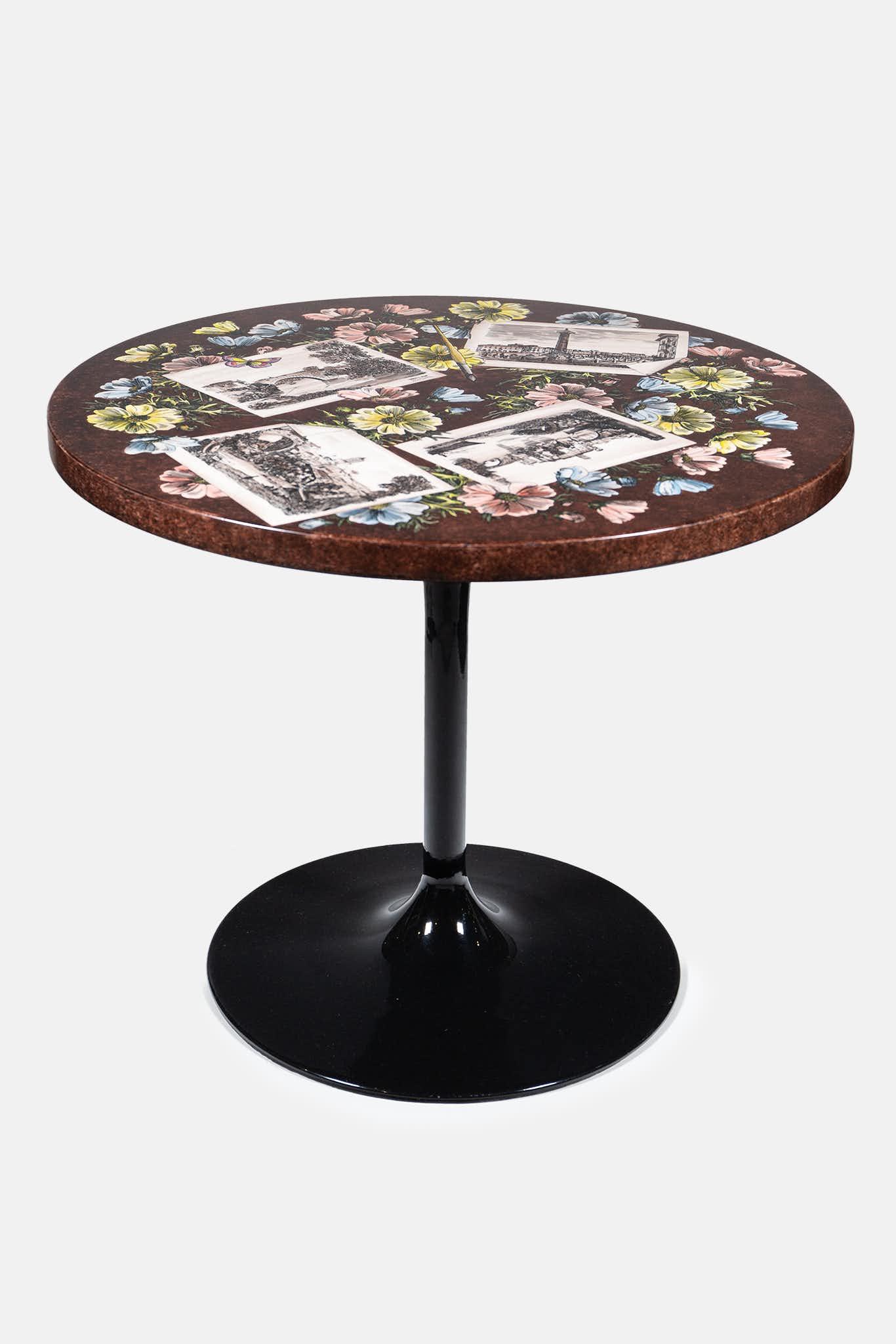 Fornasetti Vintage Table d'Appoint en Bois - 2387_TU