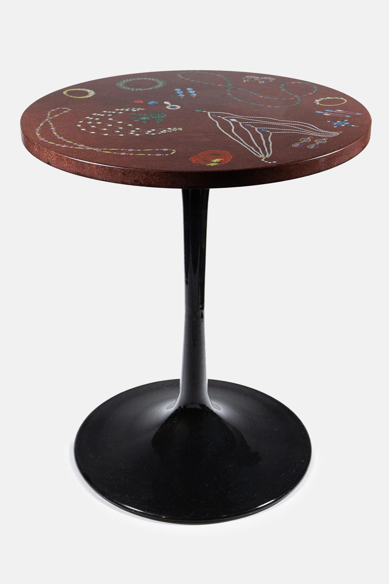 Fornasetti Vintage Table d'Appoint en Bois - 2395_TU