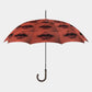 Fornasetti Parapluie rouge à imprimé "Bocche"Fornasetti