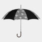 Fornasetti Parapluie noir à imprimé "Soli a Ventaglio"Fornasetti