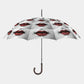Fornasetti Parapluie blanc à imprimé "Bocche"Fornasetti