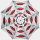 Fornasetti Parapluie blanc à imprimé "Bocche"Fornasetti