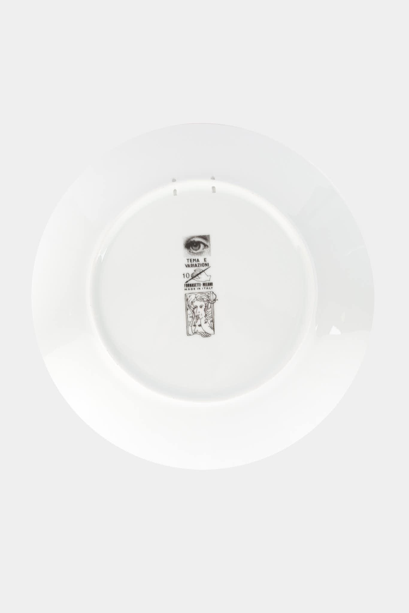 Fornasetti Assiette murale Tema e Variazion PTV010Y Don Giovanni - 99737_TU 