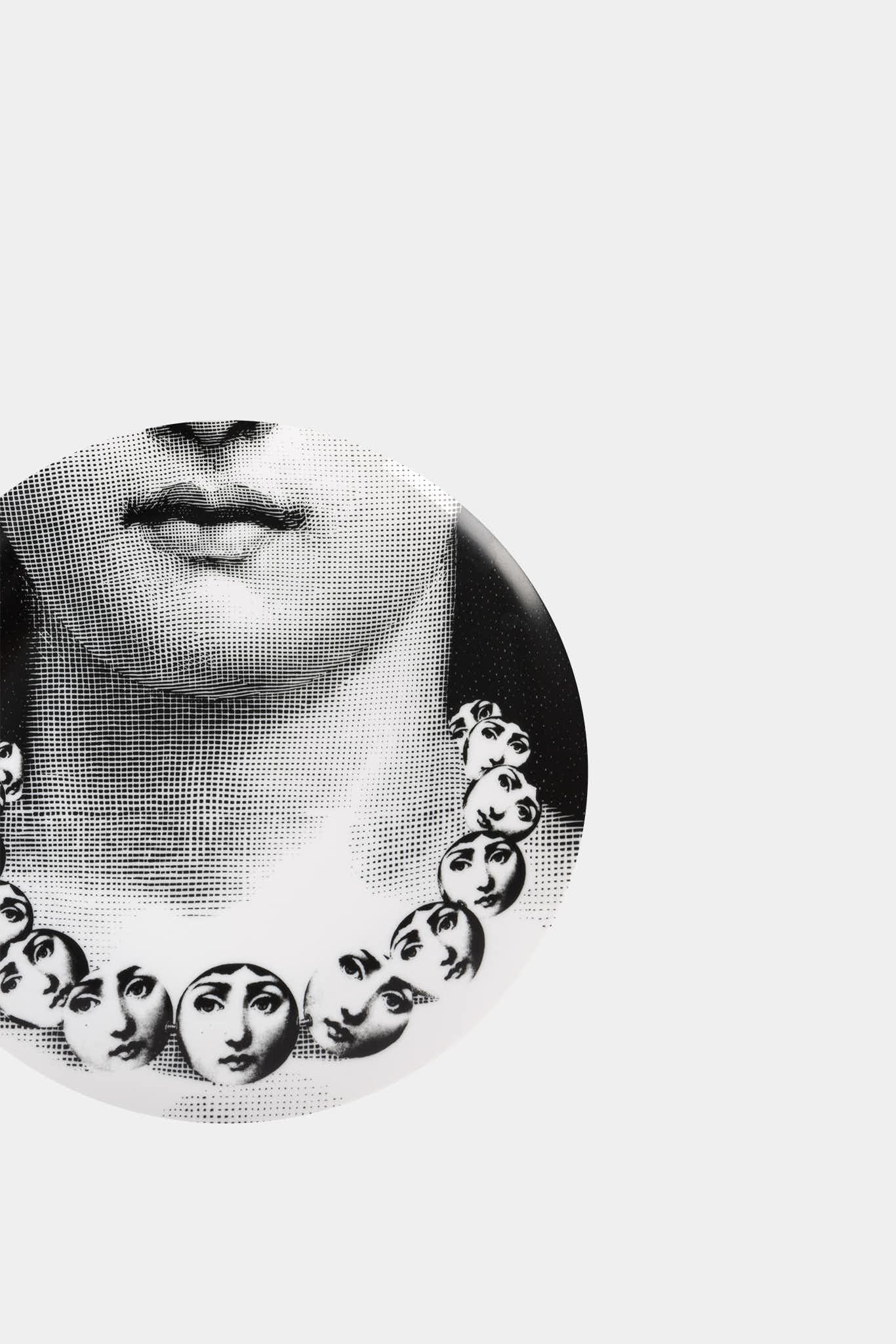 Fornasetti Assiette murale Tema e Variazioni n°107 - 95891_TU 