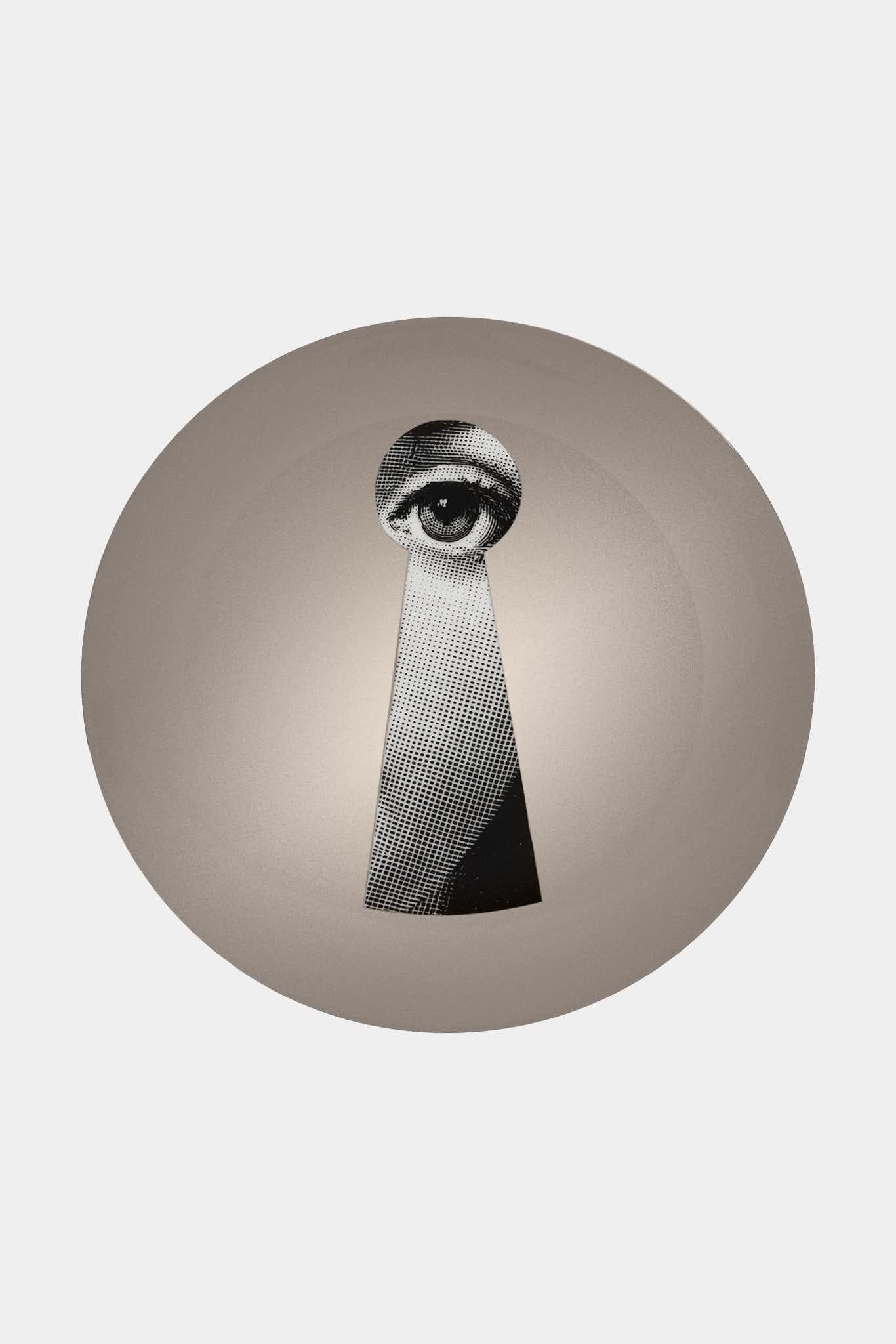 Fornasetti Assiette murale Tema e Variazioni PTVW014 - Argentée - 265_TU 