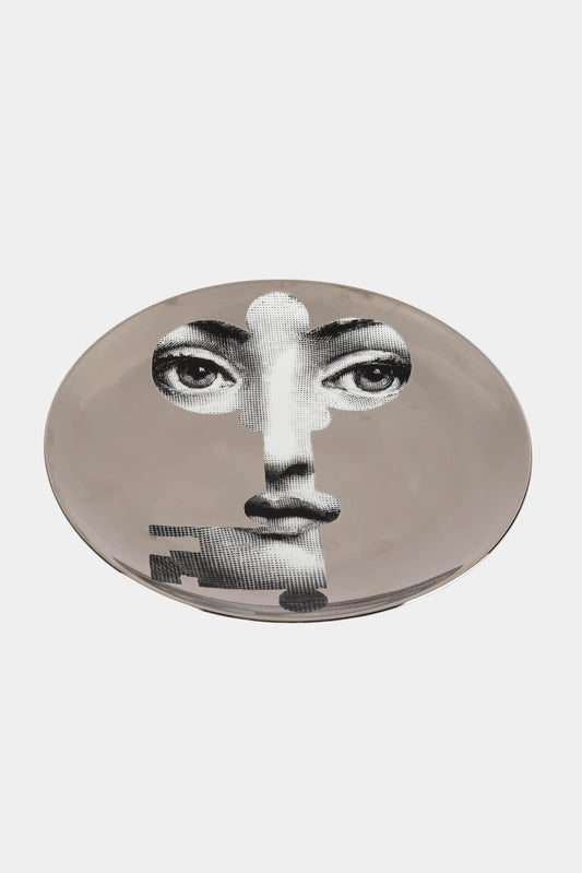 Fornasetti Assiette murale Tema e Variazioni PTVW047- Argentée - 267_TU 