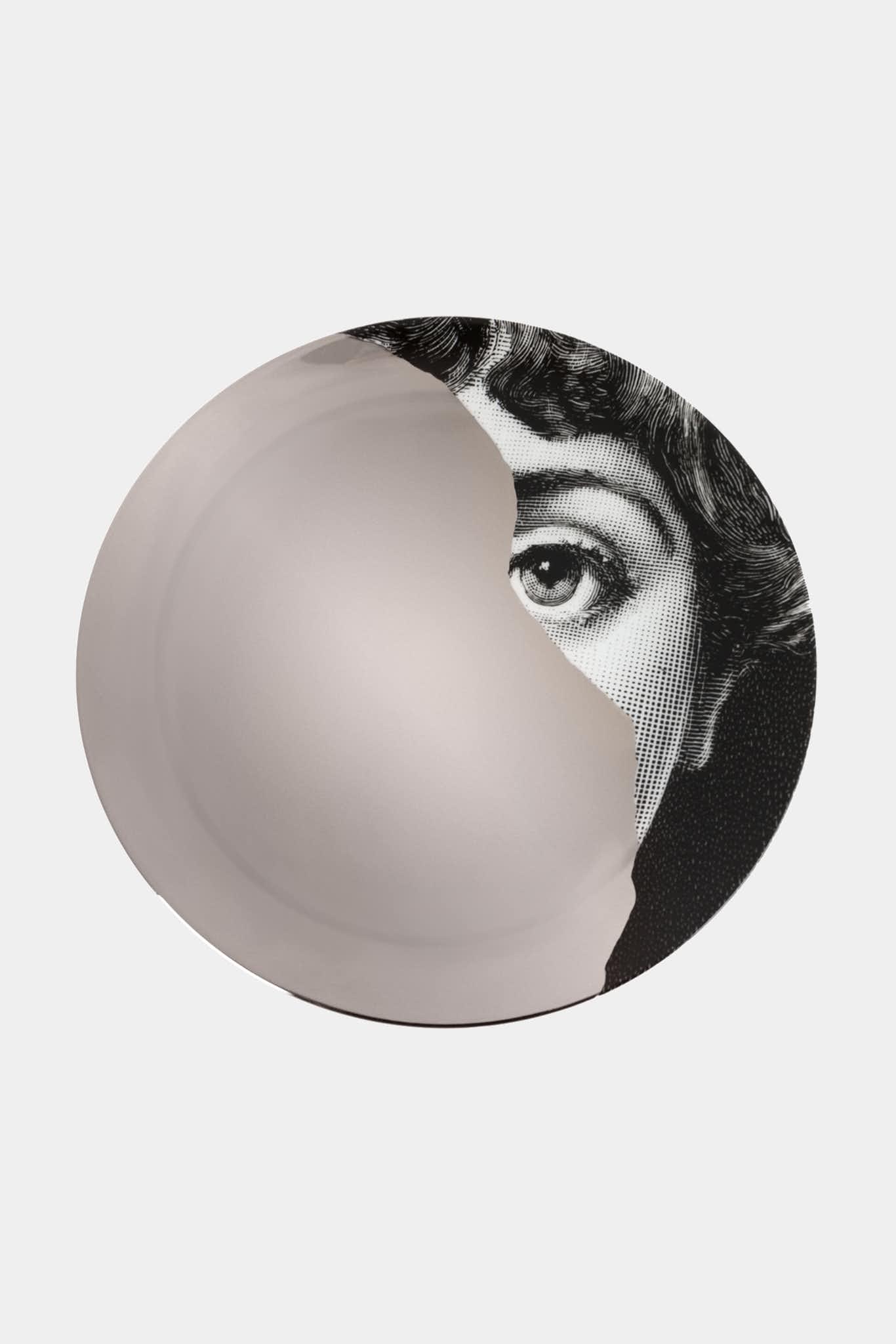 Fornasetti Assiette murale Tema e Variazioni PTVW145- argentée - 268_TU 