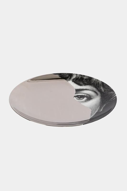Fornasetti Assiette murale Tema e Variazioni PTVW145- argentée - 268_TU 