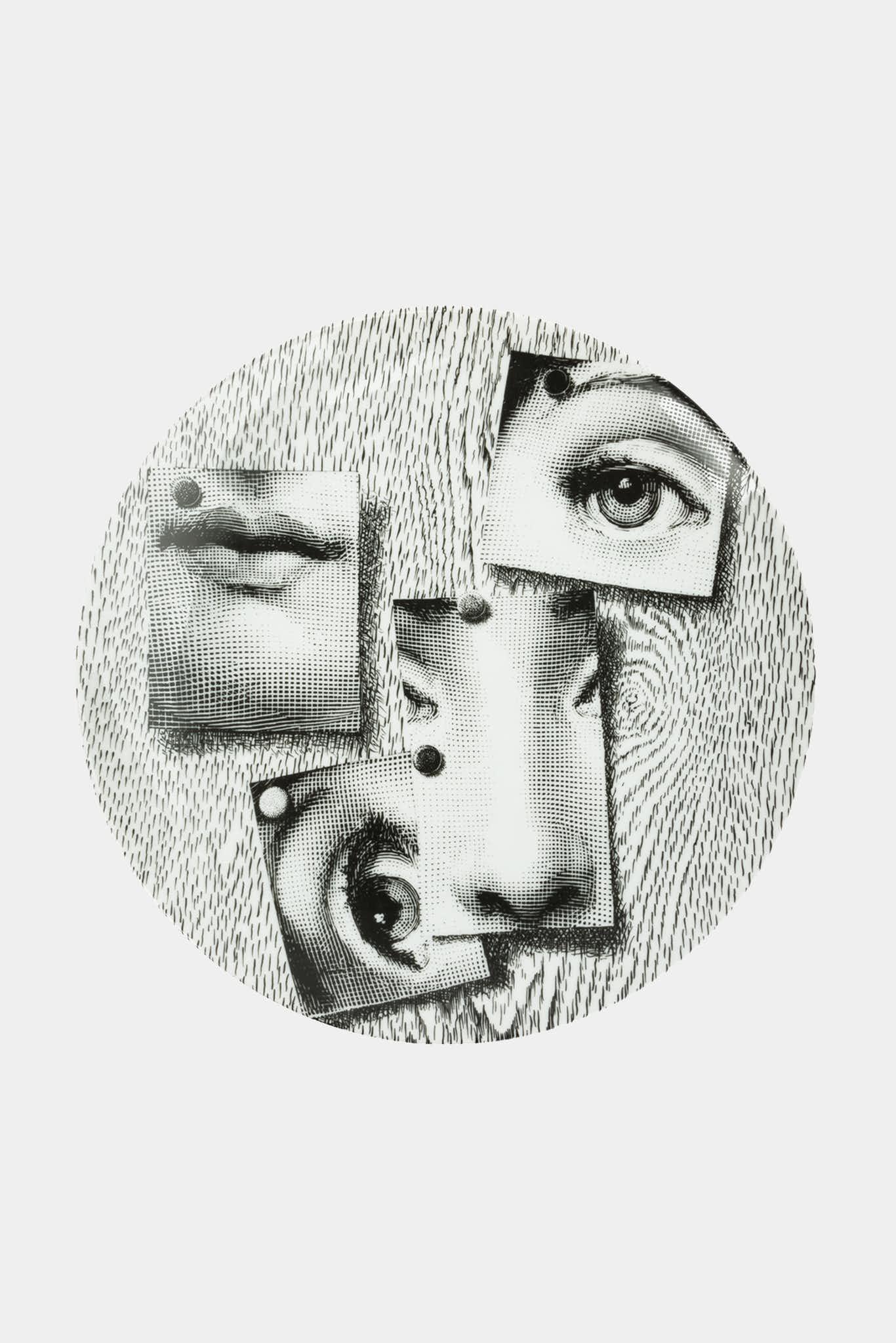 Fornasetti Assiette murale Tema e Variazioni PTVX163 - 92821_TU 