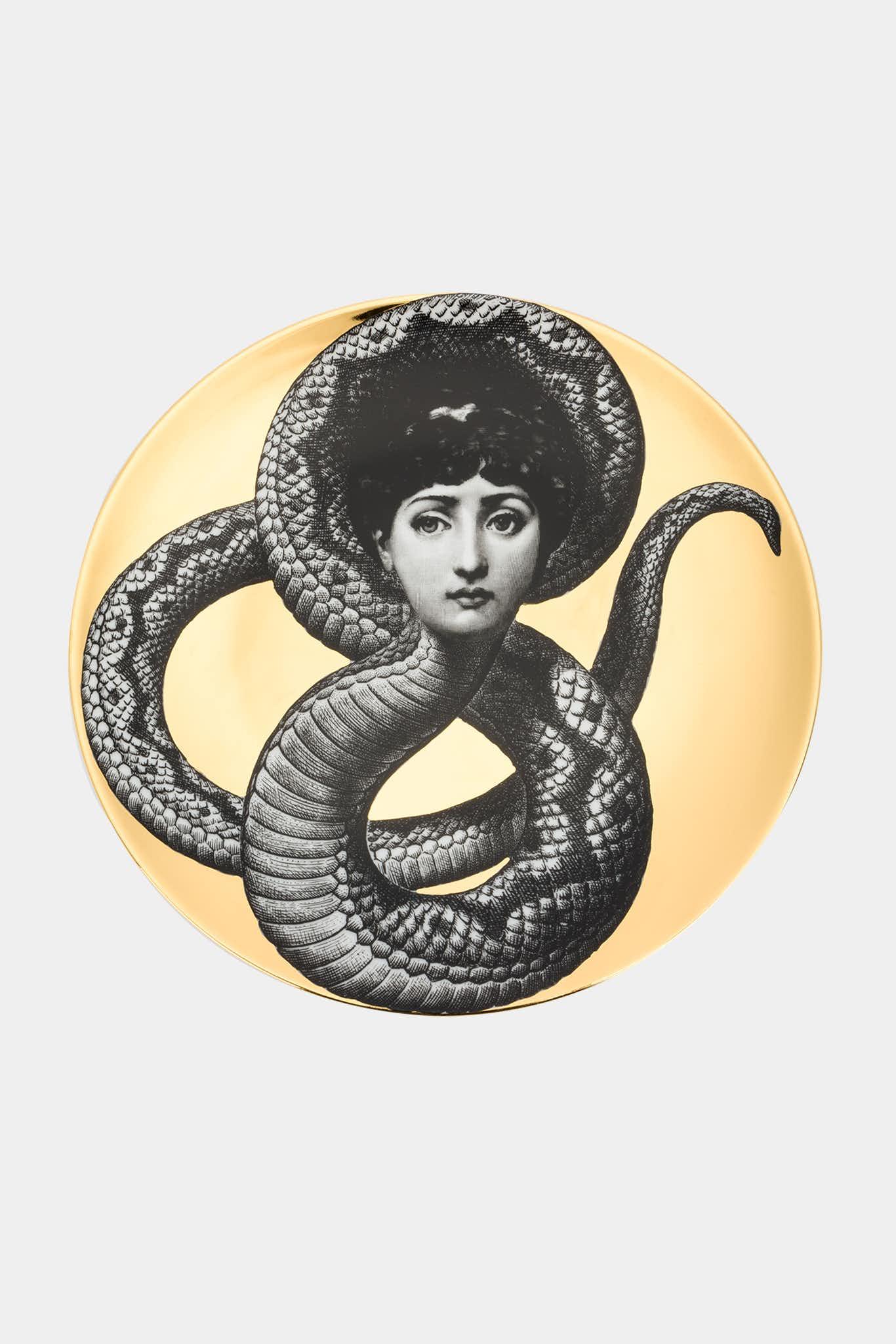 Fornasetti Assiette murale Tema e Variazioni PTVZ198 - dorée - 22396_TU 