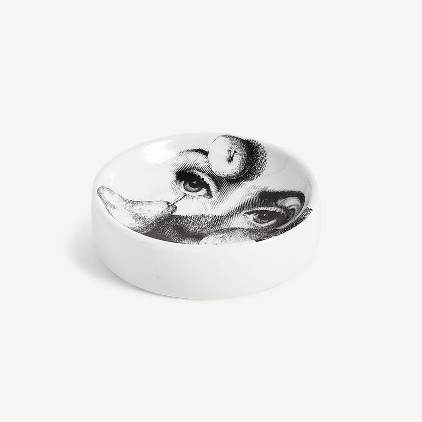 Fornasetti Cendrier en porcelaine (Ø 13 cm) "Tema e Variazioni" n.218 - 44597_TU 