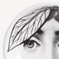 Fornasetti Cendrier en porcelaine (Ø 13 cm) "Tema e Variazioni" n.24 - 44596_TU 