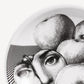 Fornasetti Cendrier en porcelaine (Ø 13 cm) "Tema e Variazioni" n.390 - 44598_TU 
