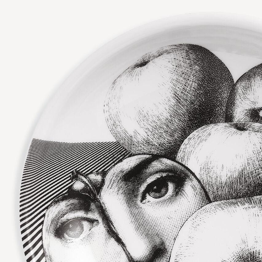 Fornasetti Cendrier en porcelaine (Ø 13 cm) "Tema e Variazioni" n.390 - 44598_TU 