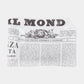 Fornasetti Cendrier "Il mondo" en porcelaine noire et blanche - 90401_TU 