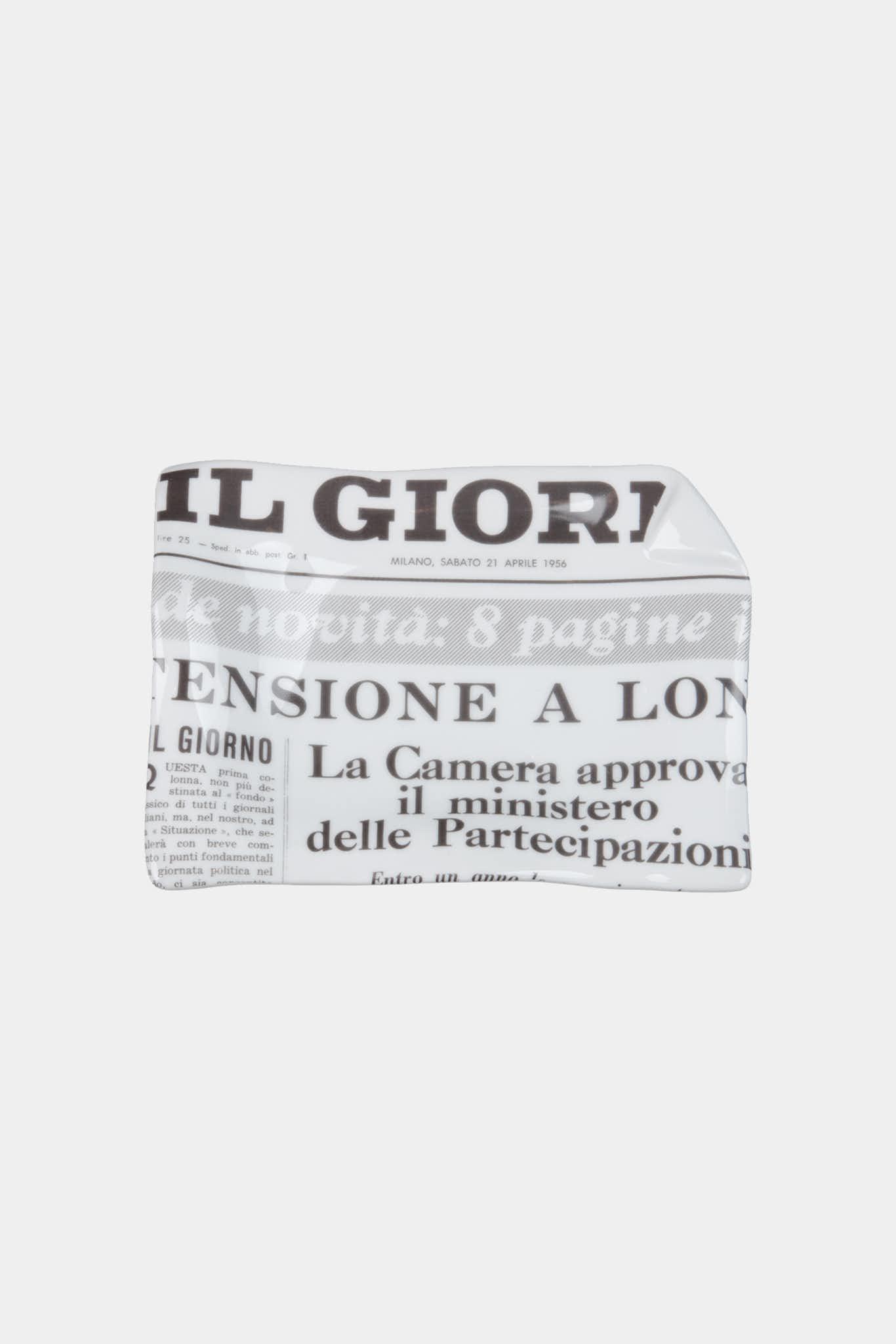 Fornasetti Cendrier medium Giornali Il Giorno - 87718_TU 