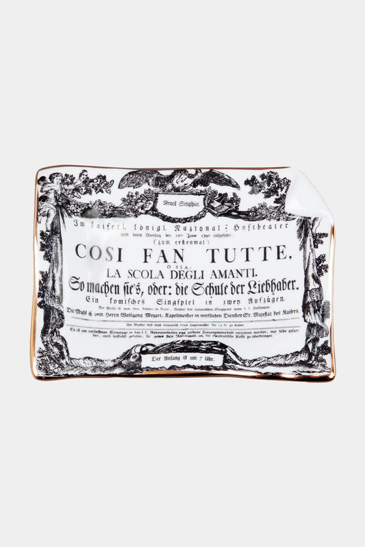 Fornasetti Cendrier medium Locandina Così Fan Tutte - 91626_TU 