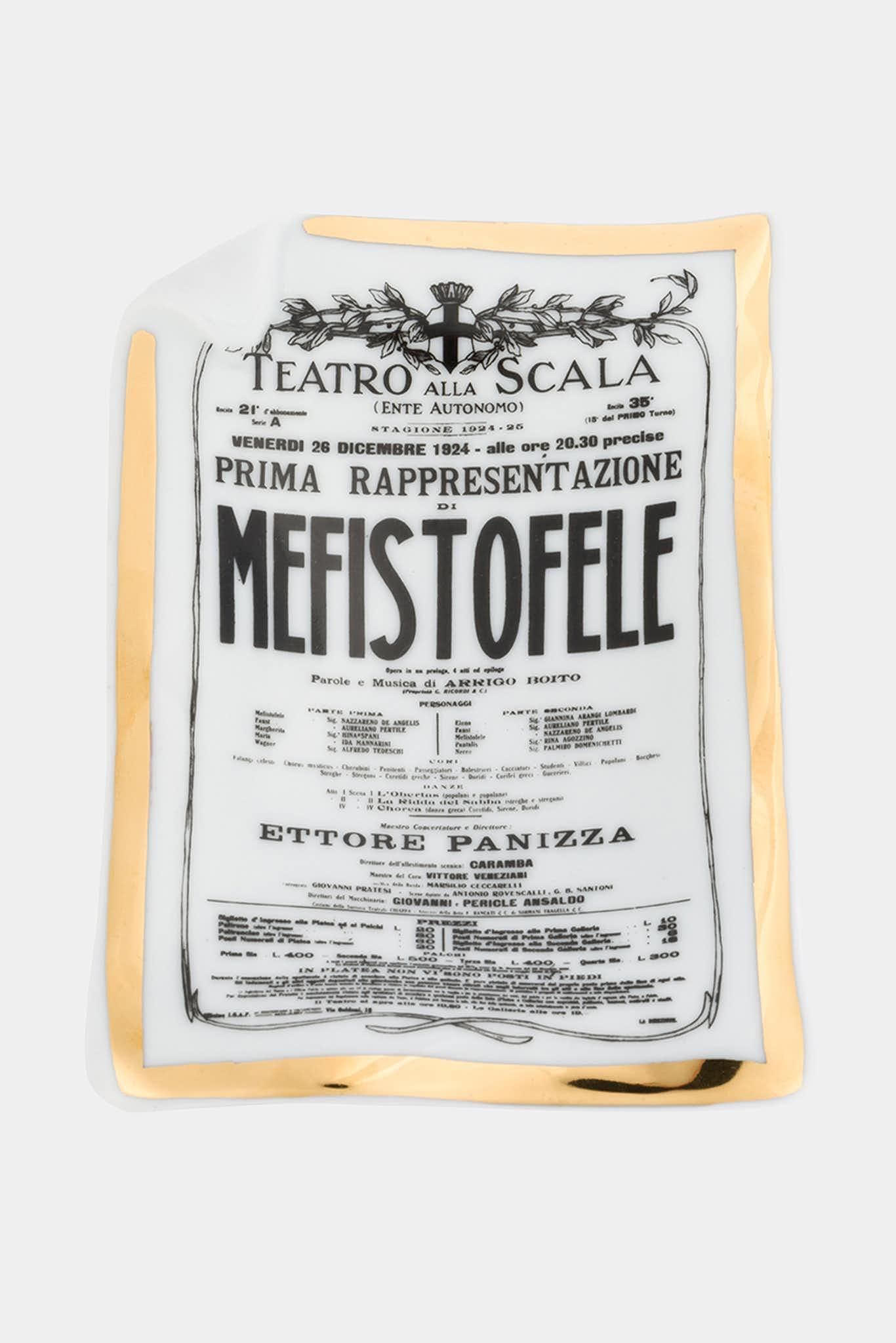 Fornasetti Cendrier medium Locandina Mefistofele - 87776_TU 