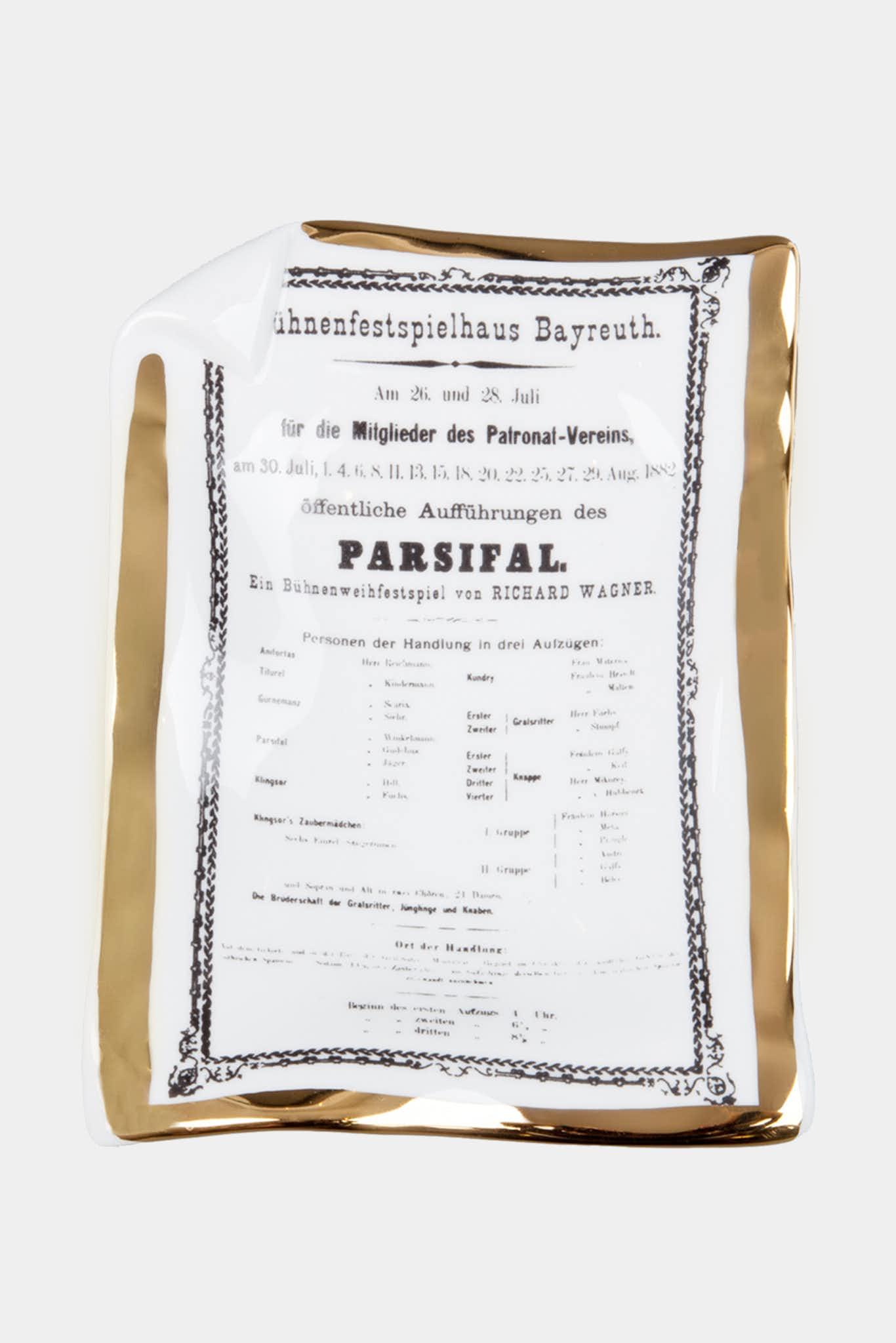Fornasetti Cendrier medium Locandina Parsifal - 90082_TU 