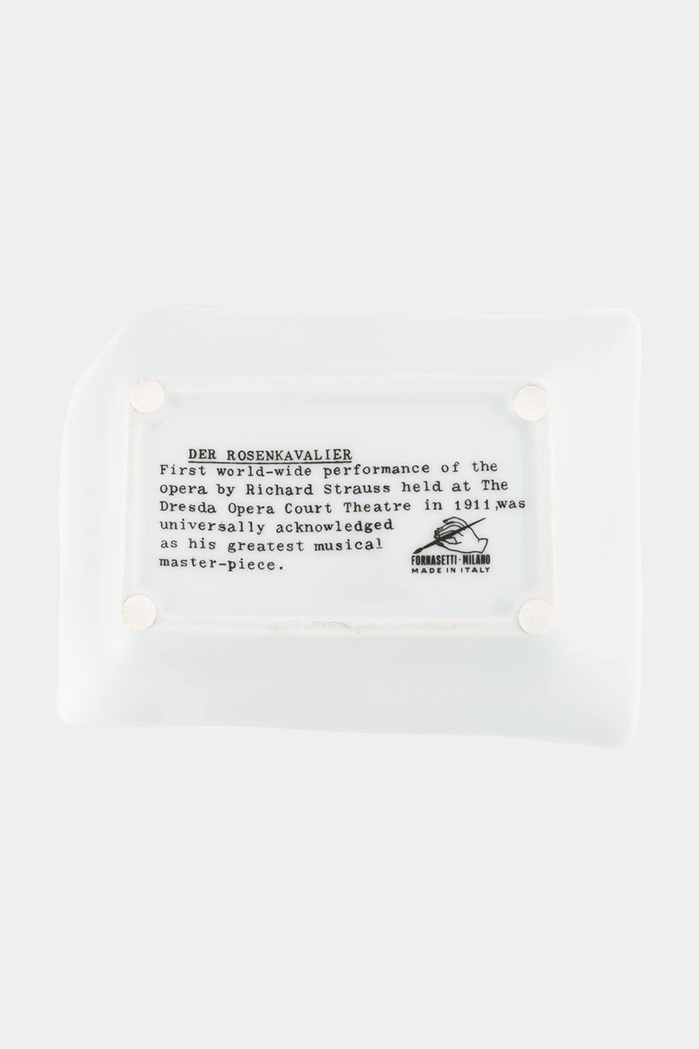 Fornasetti Cendrier medium Locandina Rosenkavalier - 87780_TU 