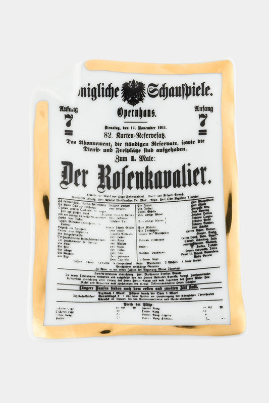 Fornasetti Cendrier medium Locandina Rosenkavalier - 87780_TU 