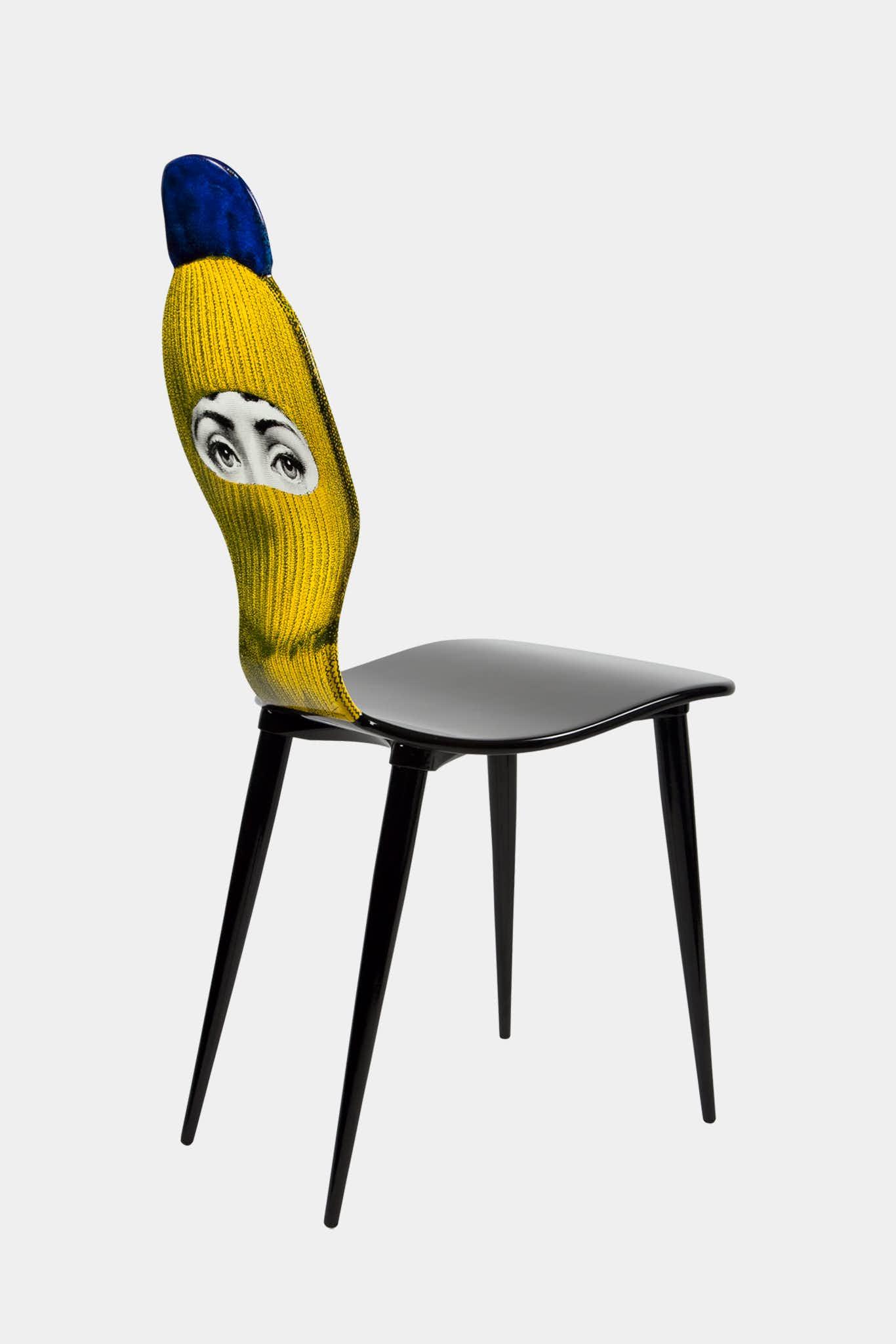 Fornasetti Chaise Lux Gstaad - jaune/ bleu - 8669_TU 