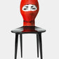 Fornasetti Chaise Lux Gstaad - rouge/bleu - 8670_TU 