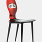 Fornasetti Chaise Lux Gstaad - rouge/bleu - 8670_TU 