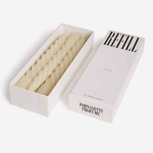 Fornasetti Coffret de recharge des six chandelles pour le candélabre 
