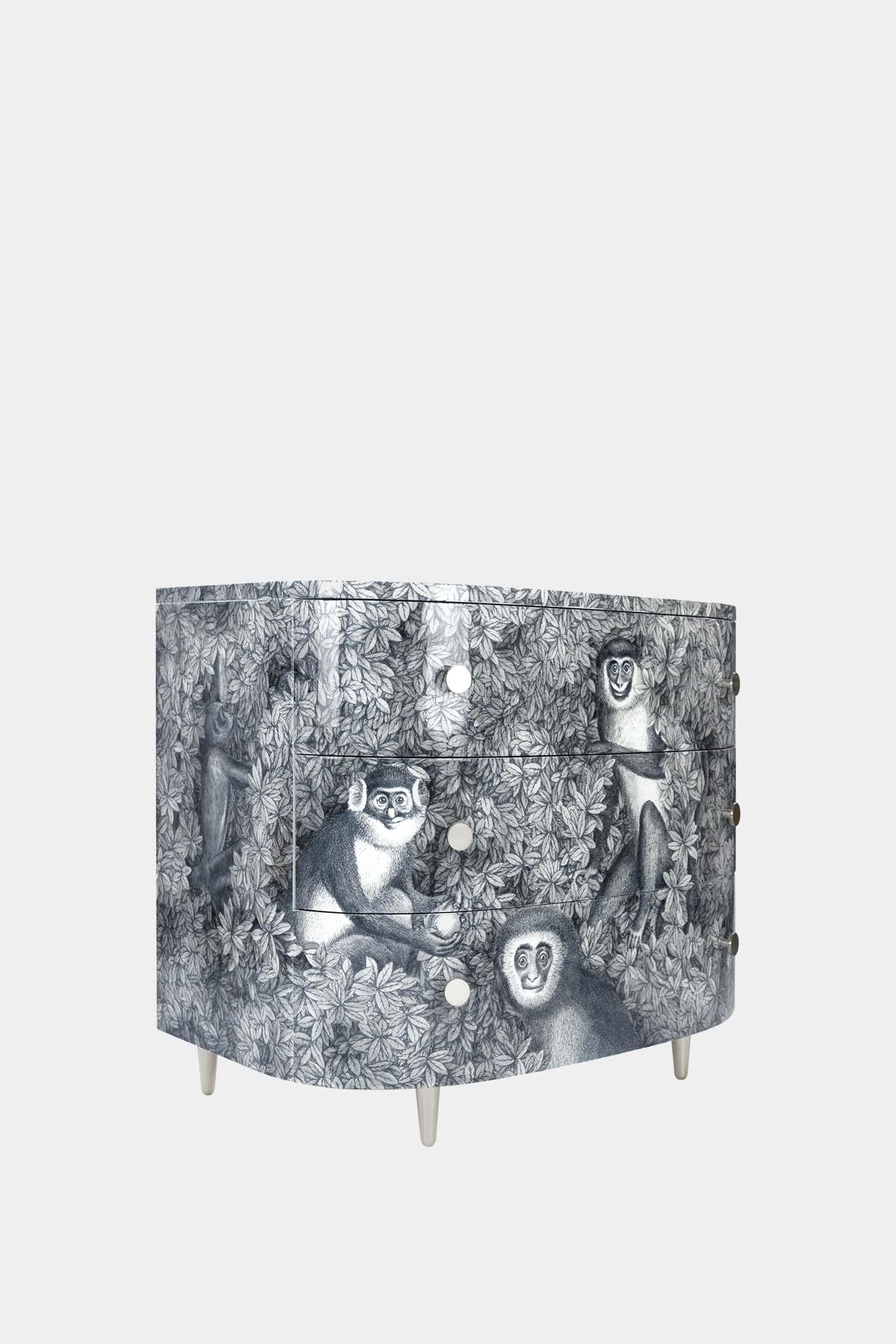 Fornasetti Commode incurvée Scimmie - 3266_TU 