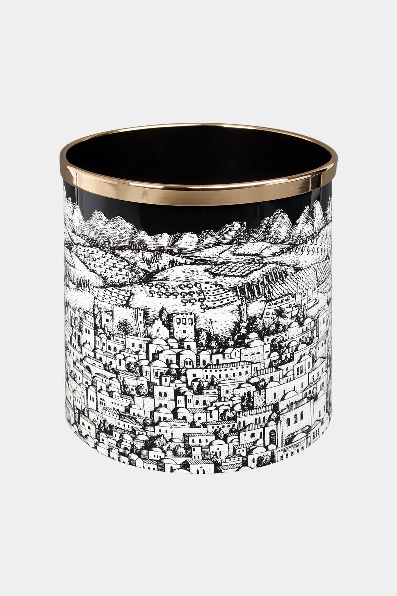 Fornasetti Corbeille à papier Gerusalemme - 87856_TU 