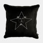 Fornasetti Coussin blanc et noir Solamente - 38630_TU 