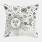 Fornasetti Coussin blanc et noir Solamente - 38630_TU 