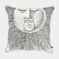 Fornasetti Coussin blanc et noir Solingo - 38629_TU 