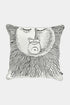 Fornasetti Coussin blanc et noir Solingo - 38629_TU 