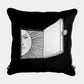 Fornasetti Coussin blanc et noir Solingo - 38629_TU 