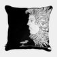 Fornasetti Coussin blanc et noir Solitudo - 38631_TU 