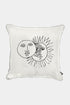 Fornasetti Coussin blanc et noir Solitudo - 38631_TU 